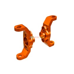 Bloques de ruedas aluminio 6061-T6 (anodizado en naranja)