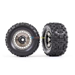 Neumáticos y ruedas ensamblados pegados (ruedas de cromo