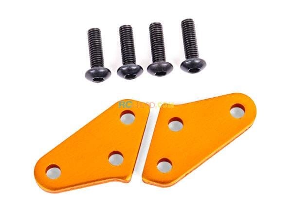 Bloques De Dirección Delantera De Aluminio Nudillo De Dirección Para Arrma 1/8 Kraton/Outcast/Notorious 6S BLX Upgrades Parts, Reemplazo AR330505 (negro