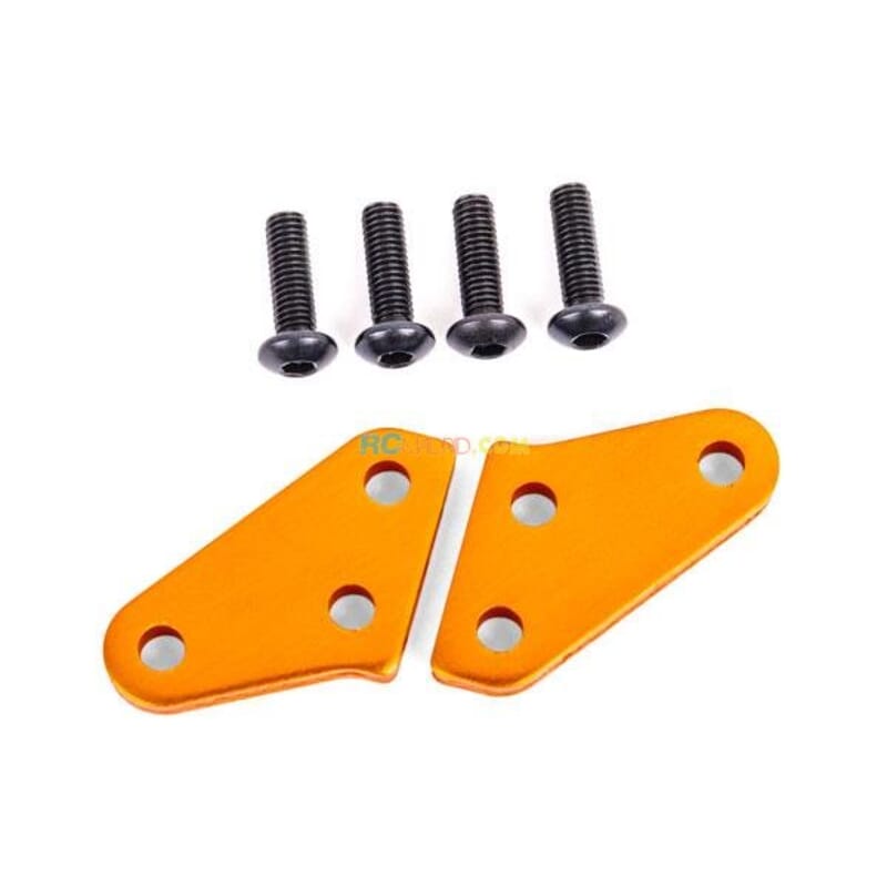 Bloques De Dirección Delantera De Aluminio Nudillo De Dirección Para Arrma 1/8 Kraton/Outcast/Notorious 6S BLX Upgrades Parts, Reemplazo AR330505 (negro