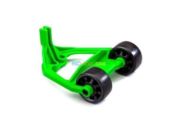 Barra con ruedas verde