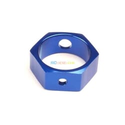 Adaptador de freno aluminio hexagonal (azul) (uso con