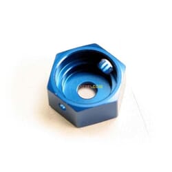 Adaptador de freno aluminio hexagonal (azul) (para T-Maxx
