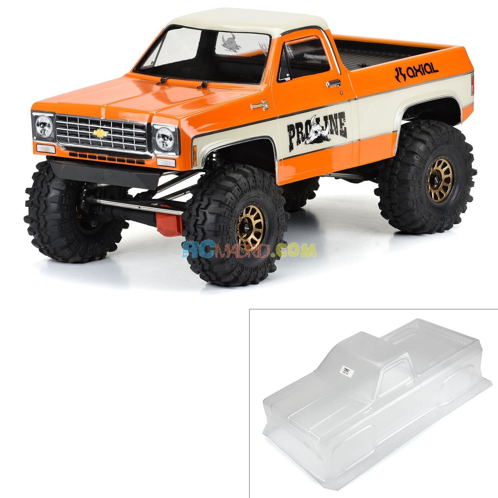 Proline 1/6 1978 Chevy K-10 Carrocería transparente SCX6