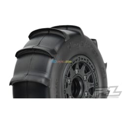 Neumáticos Sling Shot SC 2.2"/3.0" Sand montados en Raid Black (PRO115810)