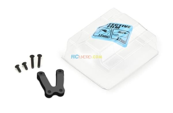 Ala delantera transparente y soporte de aluminio anodizado negro para YZ-2 PR6284-01