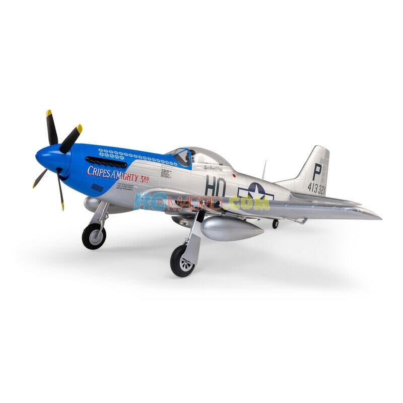 P-51D Mustang 1.2m BNF Basico con AS3X y SAFE Select P-51D Mustang 1.2m BNF Basico con AS3X y SAFE Select