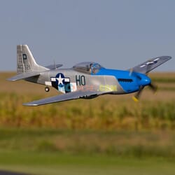 P-51D Mustang 1.2m BNF Basico con AS3X y SAFE Select