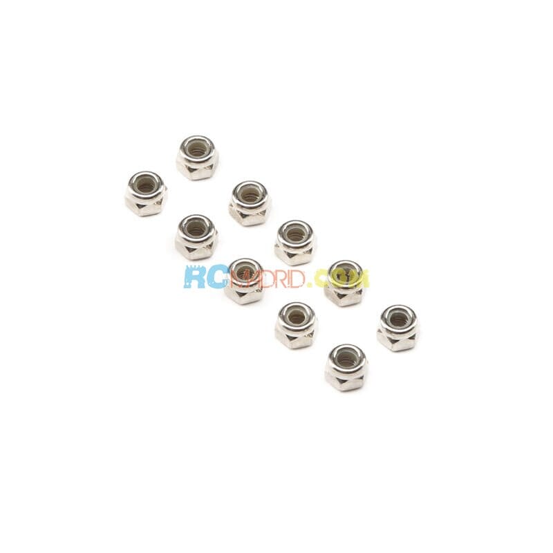 Tuercas bloqueo de nylon M4 (10 ud)