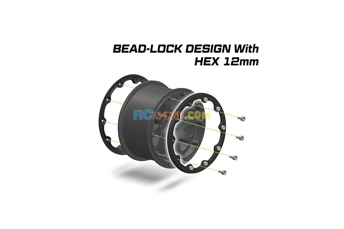 Ruedas Louise MT Rocket 1-10 Monster Truck montadas