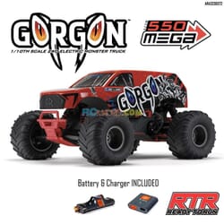 Coche GORGON 4X2 MEGA Monster Truck RTR Batería y cargador