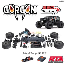 Coche GORGON en KIT 4X2 MEGA Monster Truck  Batería y cargador