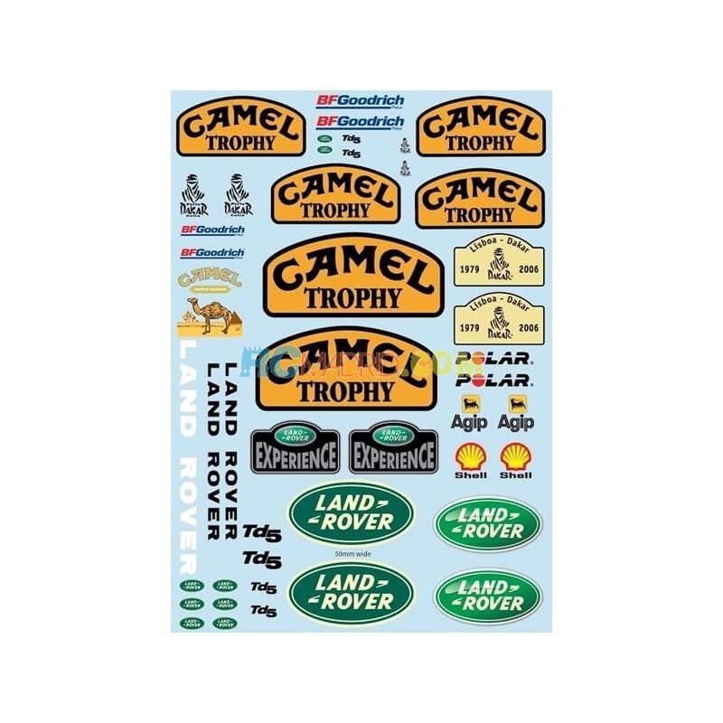 Set Pegatinas CAMEL TROPHY para TRX-4