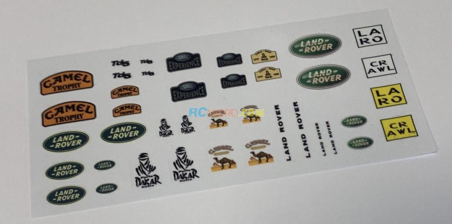 Set Pegatinas CAMEL TROPHY para TRX-4M