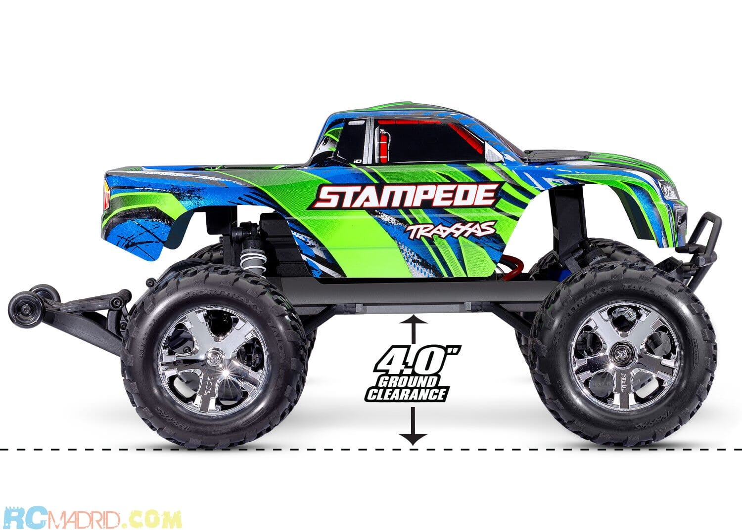 Coche Stampede 1/10 2WD HD cargador y batería