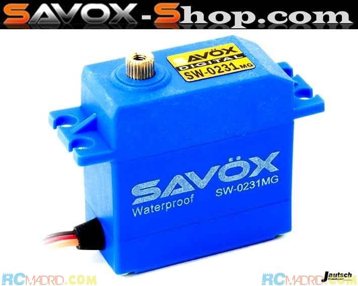 Servo Savox SW-0231MG Waterproof (15Kgr / 0.17sec)