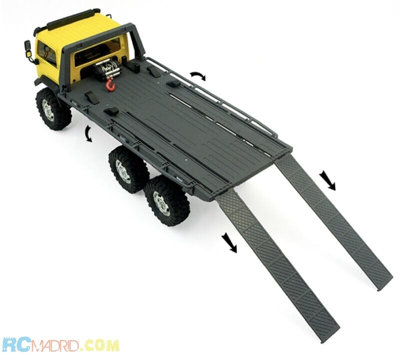 Camión 1:18 CR-18P "Tow Truck ARKTOS 6x6" Amarillo RTR