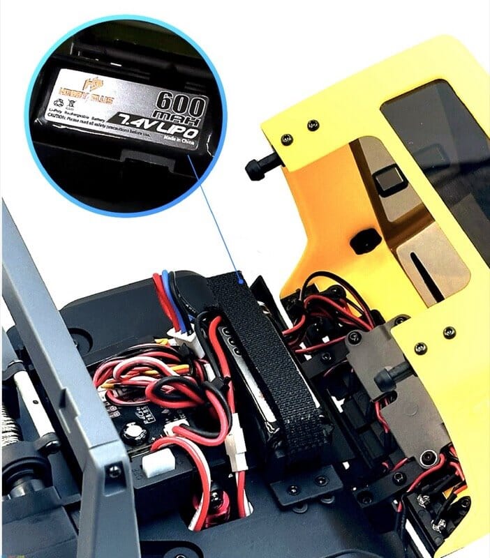 Camión 1:18 CR-18P "Tow Truck ARKTOS 6x6" Amarillo RTR