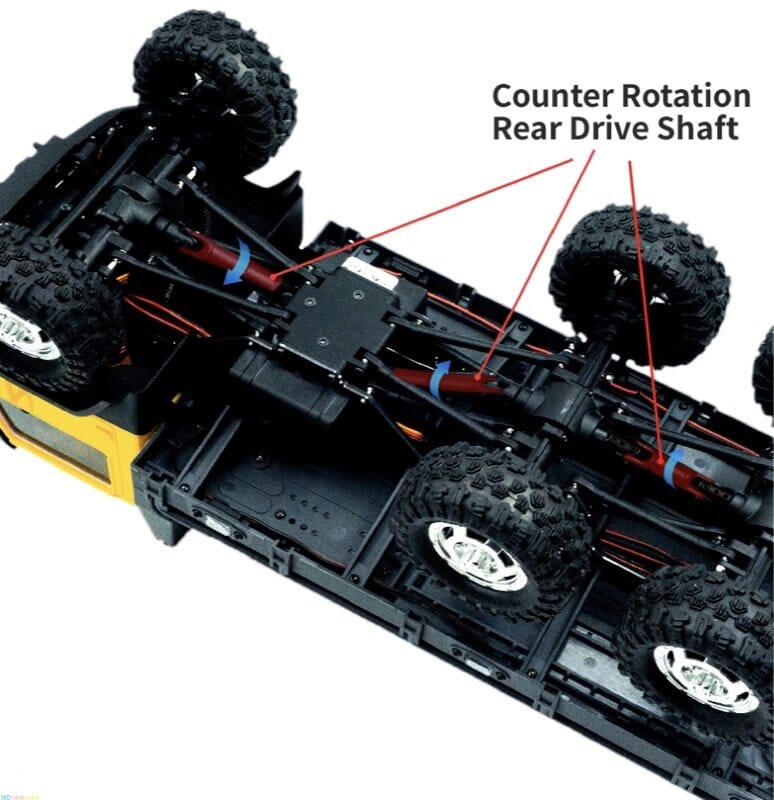 Camión 1:18 CR-18P "Tow Truck ARKTOS 6x6" Amarillo RTR