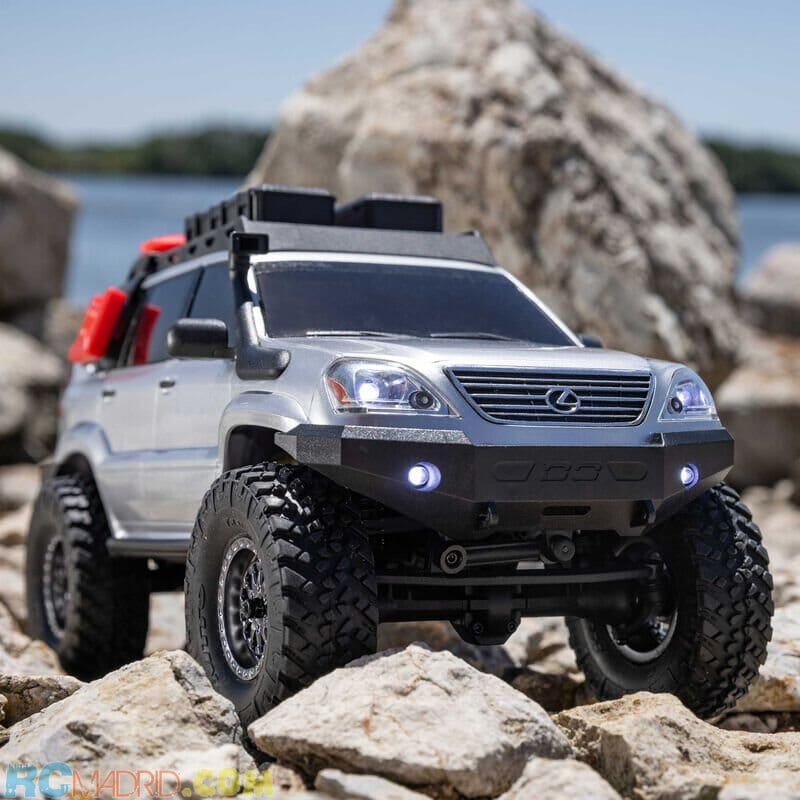 Coche Crawler 1/24 Lexus GX 470 4X4 RTR Plata