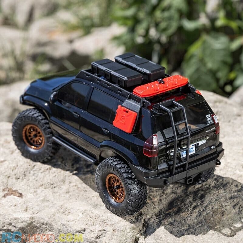 Coche Crawler 1/24 Lexus GX 470 4X4 RTR Negro