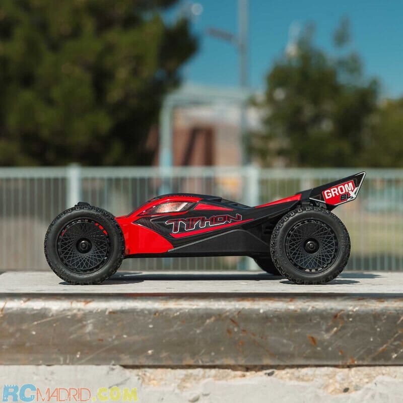 Coche TYPHON GROM 223S Brushless 4X4 Buggy RTR DSC Batería y Cargador Rojo