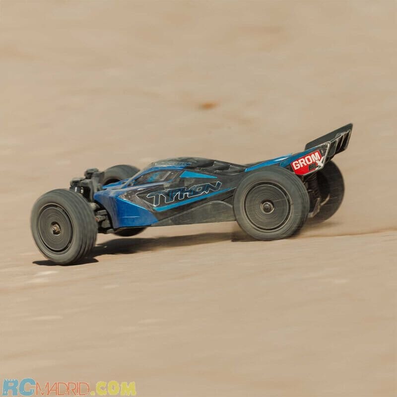 Coche TYPHON GROM 223S Brushless 4X4 Buggy RTR DSC Batería y Cargador Azúl