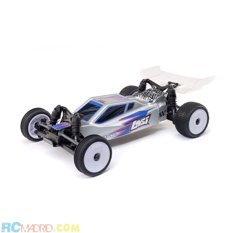 Losi 1/24 Micro-B 2S 2WD RTR Buggy (Bateria y Cargador) Plata