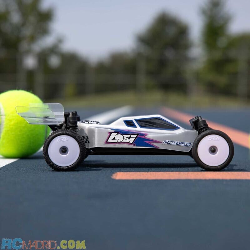 Losi 1/24 Micro-B 2S 2WD RTR Buggy (Bateria y Cargador) Plata