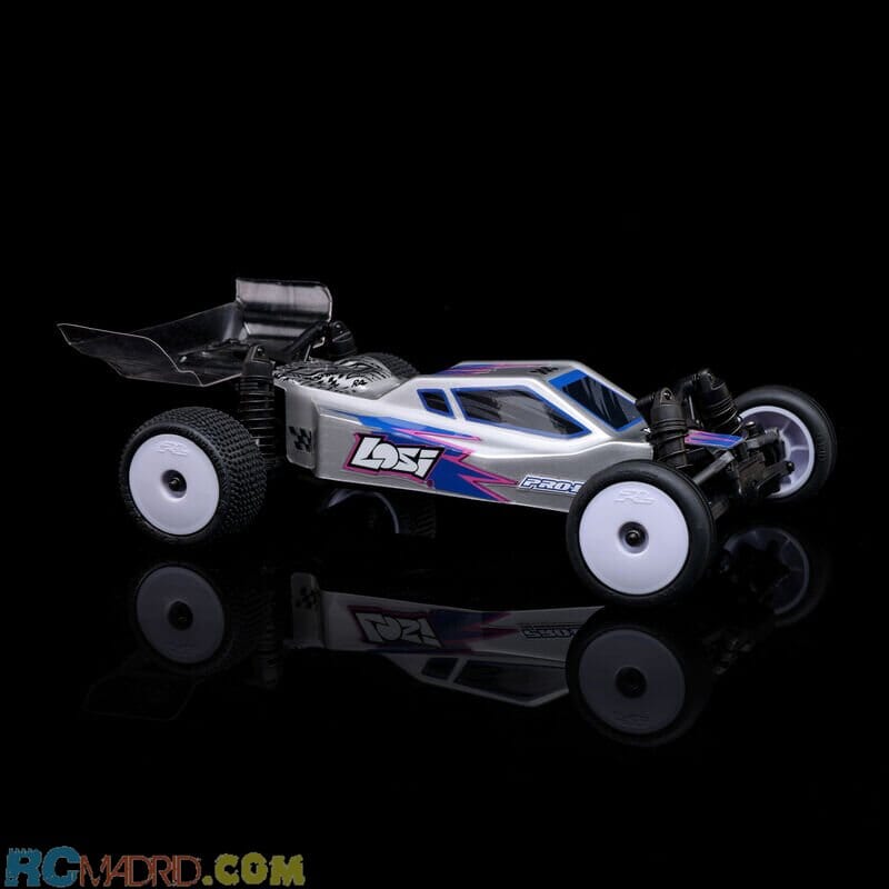 Losi 1/24 Micro-B 2S 2WD RTR Buggy (Bateria y Cargador) Plata