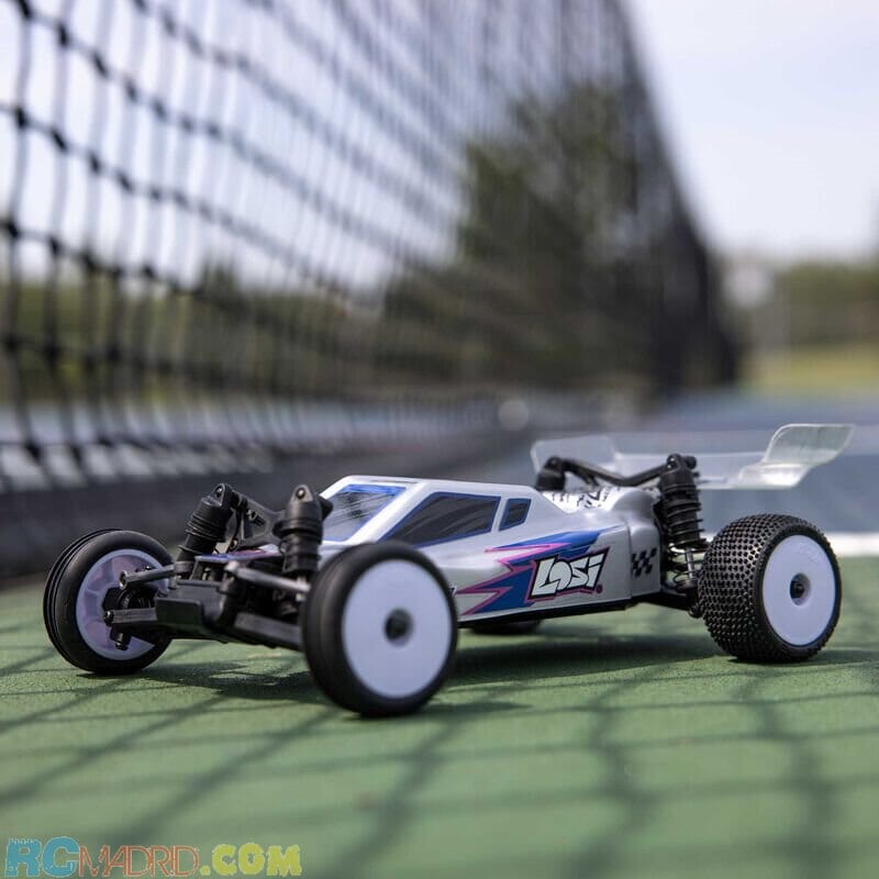 Losi 1/24 Micro-B 2S 2WD RTR Buggy (Bateria y Cargador) Plata