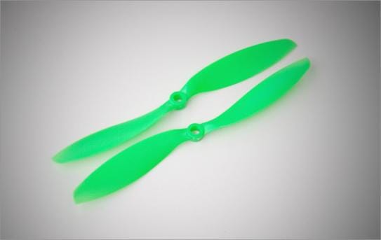 Helices Verdes drone 5x3 normal+invertida (4)