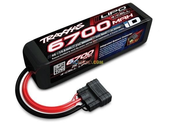 Batería Lipo 6700 mAh 14,8 V 4S 25C ID