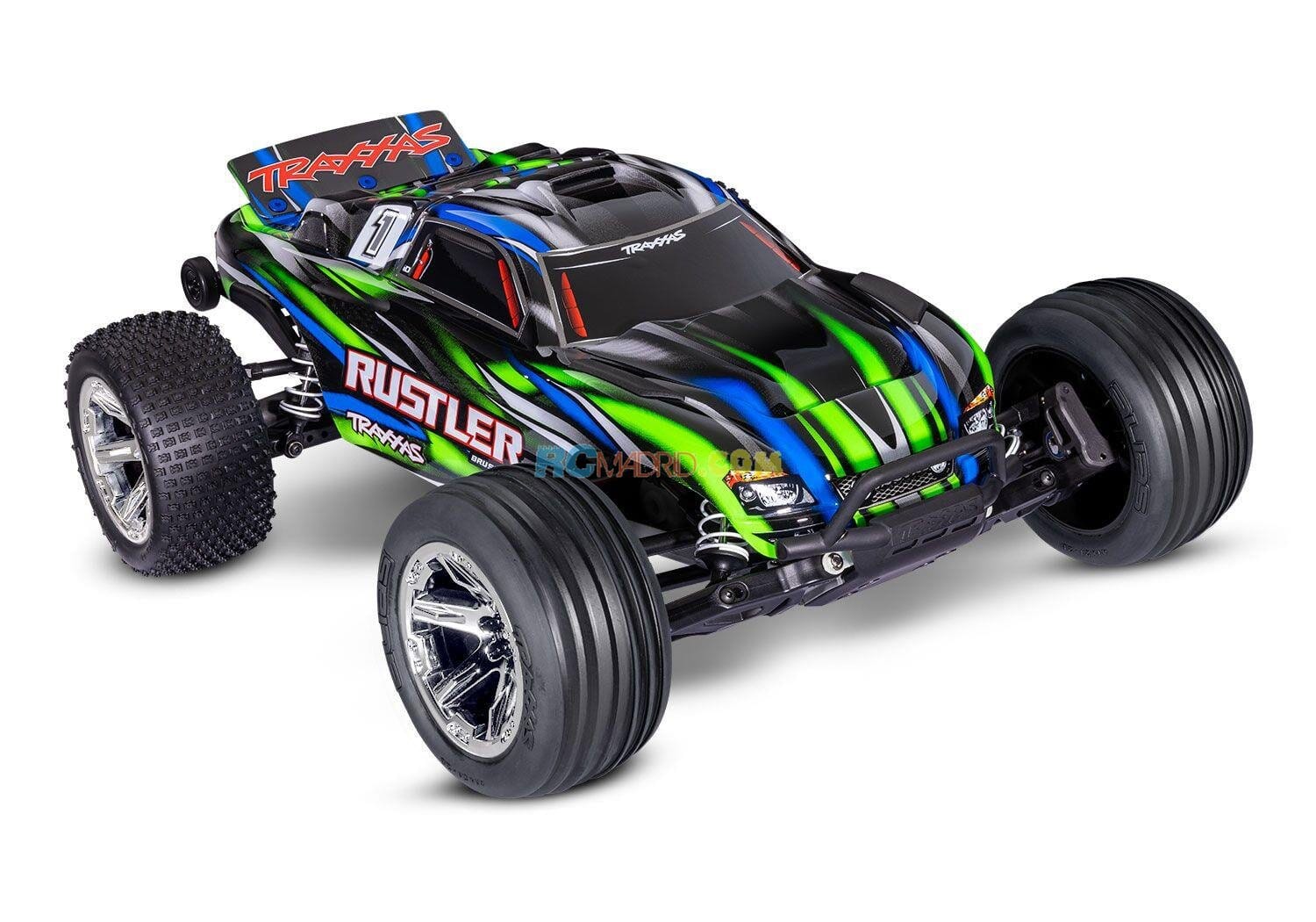 Traxxas Rustler 2WD BL2s HD Verde