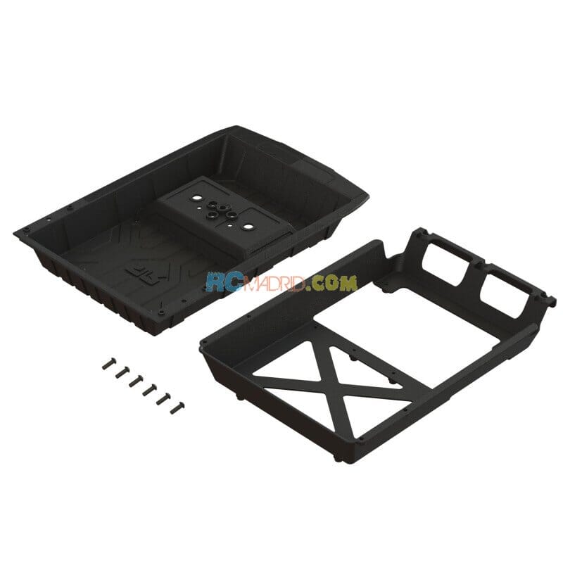 Caja y bastidor de la caja del camión
