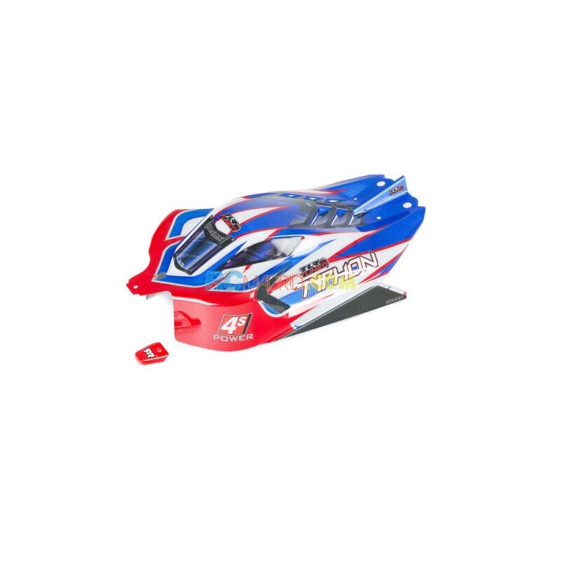 TYPHON TLR Carrocería terminada afinada Rojo-Azul