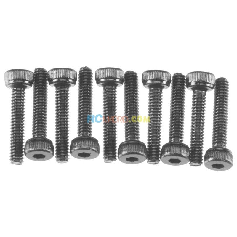 Cabeza de casquillo M2x10 mm, óxido negro (10)