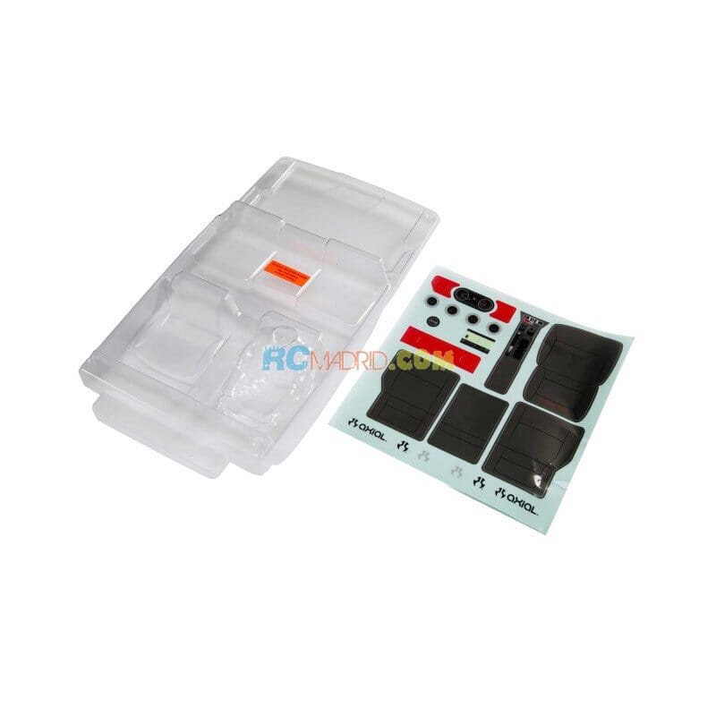 Interior transparente del Jeep JLU: SCX10 III