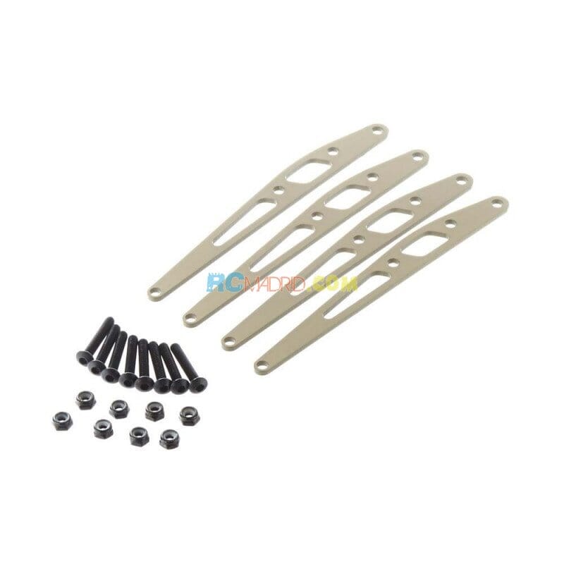 Juego de placas de enlace inferiores de aluminio