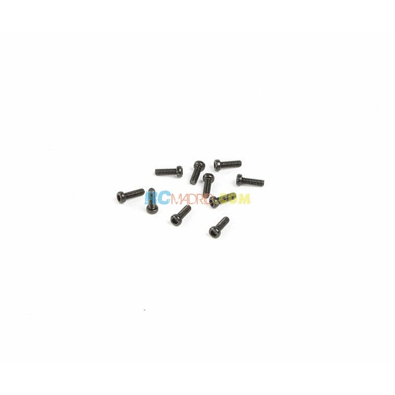 Cabezal roscado M2x6 mm (negro) (10 piezas)