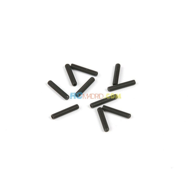 Tornillo de fijación M3x16 mm (negro) (10 piezas)