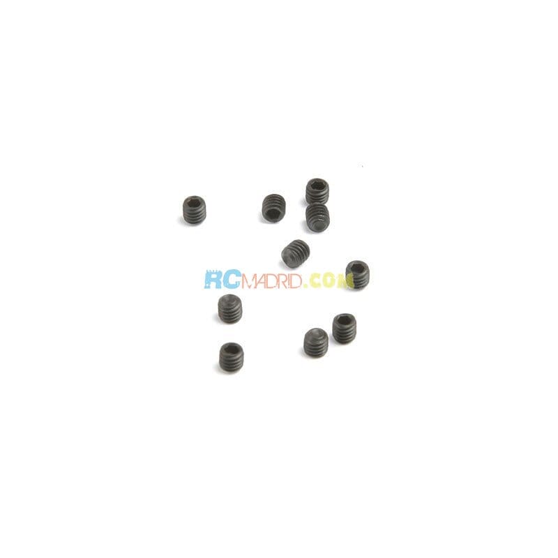 Tornillo de fijación M3x3 mm (negro) (10 piezas)