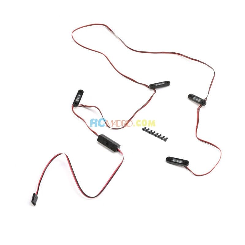 Luces LED multicolor para roca con controlador: SCX10