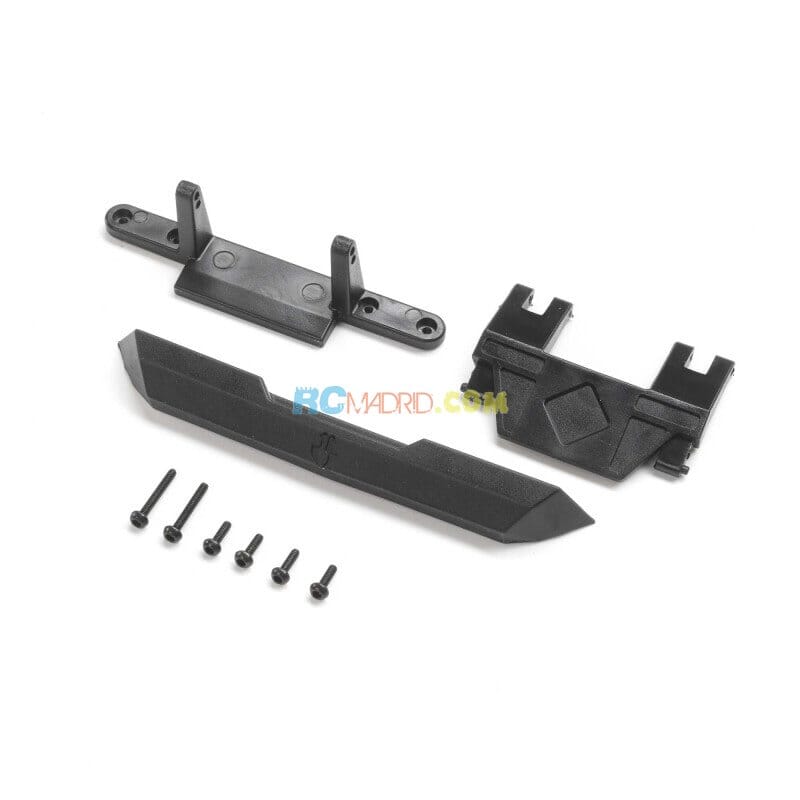 Parachoques trasero y bisagra: SCX24 Jeep JT Gladiator