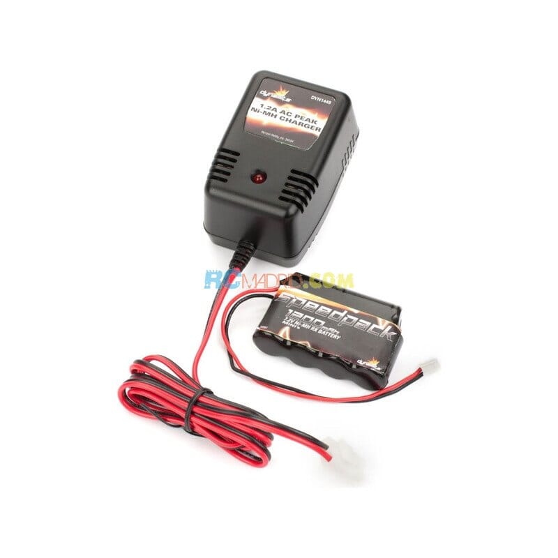 Cargador de batería NIMH de 7.2 V y 1200 mAh