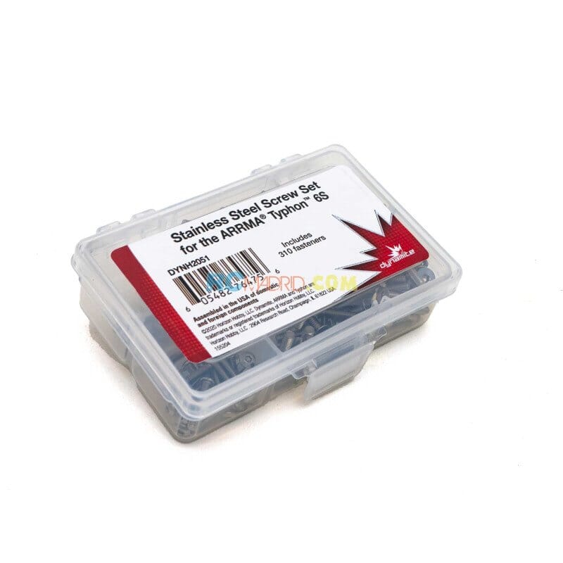 Juego de tornillos de acero inoxidable Arrma TYPHON 6S