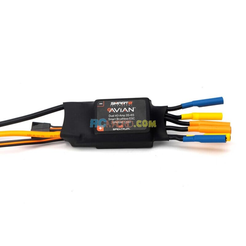 ESC SMART sin escobillas Avian Dual de 40 amperios 3S-6S