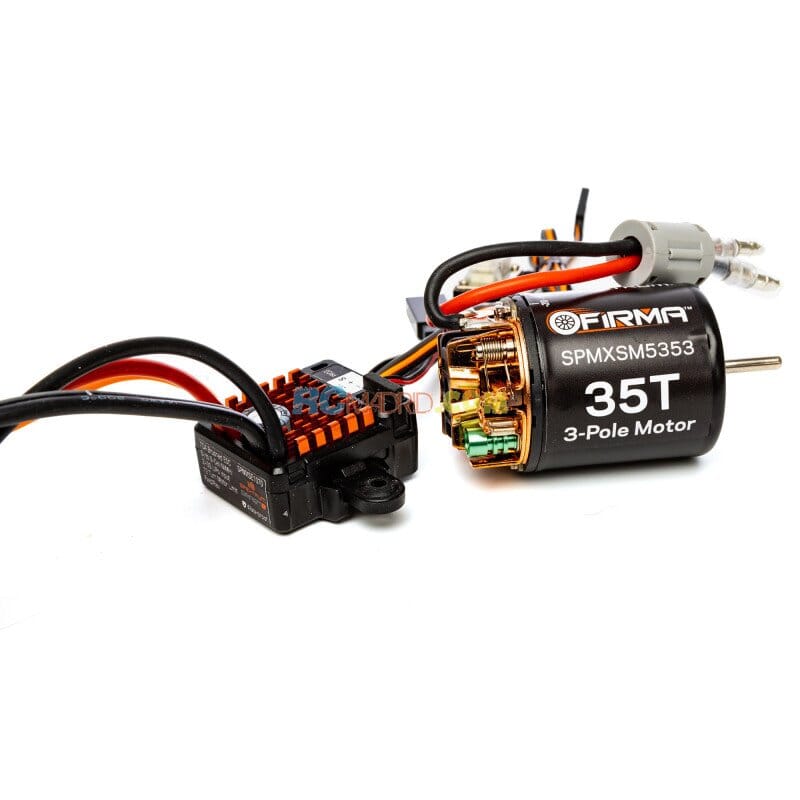 Combo ESC SMART con escobillas Firma 70A 2S-3S y Motor