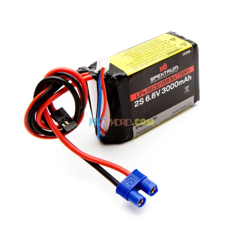 Batería LiFe receptor EC3 de 6.6 V 3000 mAh 2S