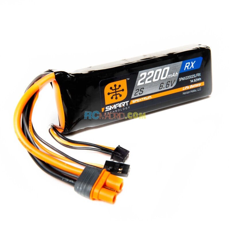 Batería LiFe receptor Smart 6.6 V 2200 mAh 2S 15